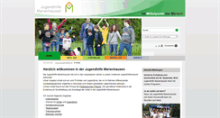 Desktop Screenshot of jugendhilfe-marienhausen.de
